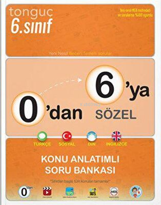 0'dan 6'ya Sözel Konu Anlatımlı Soru Bankası