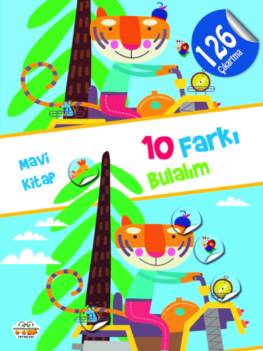 10 Farkı Bulalım -Mavi Kitap