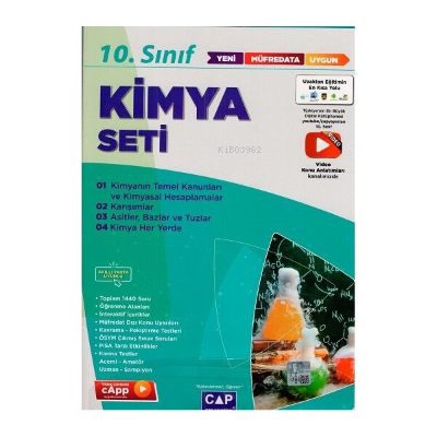 10.Sınıf Set Anadolu Kimya - 2022