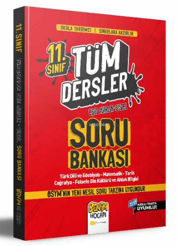 2022 11. Sınıf Eşit Ağırlık - Sözel Tüm Dersler Soru Bankası