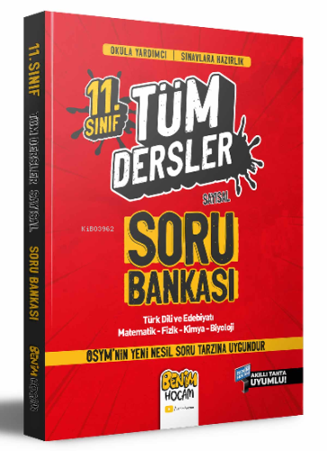 2022 11. Sınıf Sayısal Tüm Dersler Soru Bankası