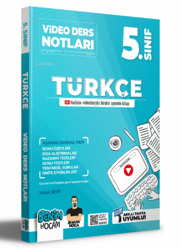 2022 5.Sınıf Türkçe Video Ders Notları (Konu Anlatımı)