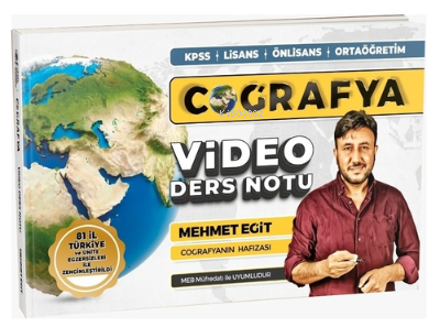 2022 KPSS Coğrafya Video Ders Notları