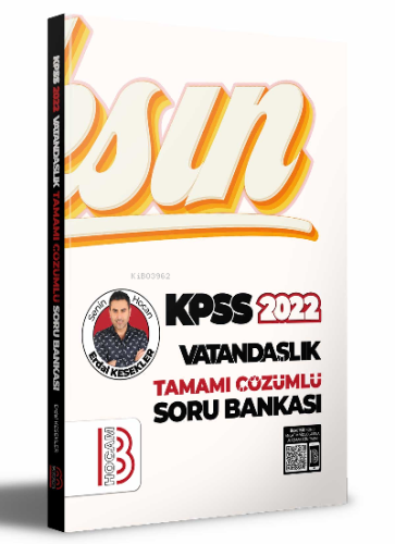 2022 KPSS Vatandaşlık Tamamı Çözümlü Soru Bankası