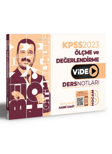 2023 KPSS Eğitim Bilimleri Ölçme ve Değerlendirme Video Ders Notları