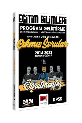 2024 KPSS Eğitim Bilimleri Öğretmenler Ekibi Program Geliştirme Konula