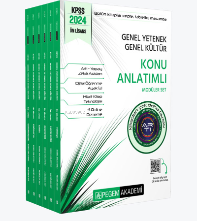 2024 KPSS Genel Yetenek Genel Kültür Önlisans Konu Anlatımlı Modüler S