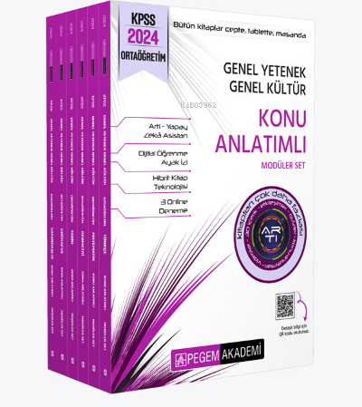 2024 KPSS Genel Yetenek Genel Kültür Ortaöğretim Konu Anlatımlı Modüle