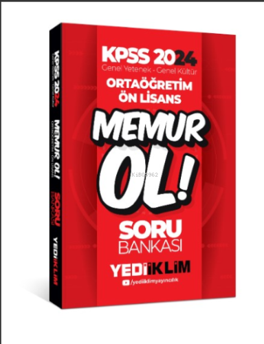 2024 KPSS Ortaöğretim-Önlisans Memur Ol Soru Bankası