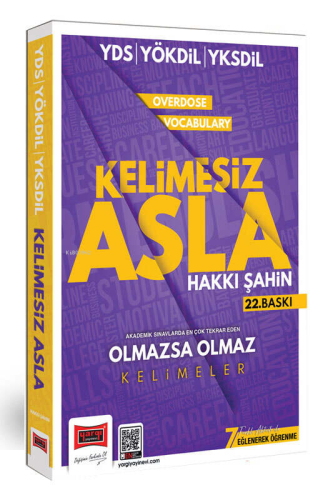 2024 YDS YÖKDİL YKSDİL Overdose Vocabulary Kelimesiz Asla