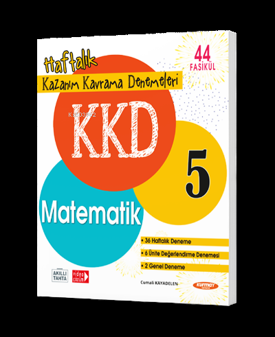 5 Matematik Haftalık Kazanım Kavrama Denemeleri (44 Fasikül)