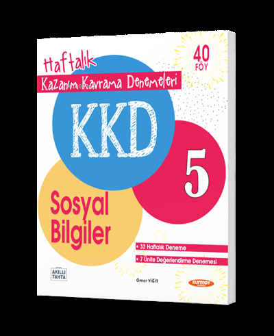 5 Sosyal Bilgiler Haftalık Kazanım Kavrama Denemeleri (40 Fasikül)