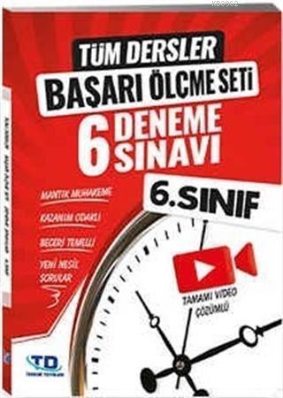 6. Sınıf Tüm Dersler Başarı Ölçme Seti 6 Deneme Sınavı