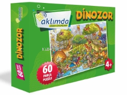 60 Parça Puzzle Dinozor