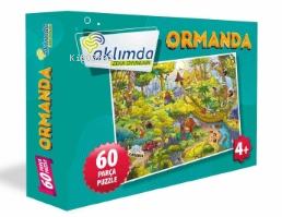 60 Parça Puzzle Ormanda