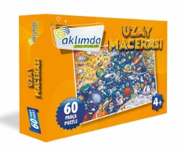 60 Parça Puzzle Uzay Macerası