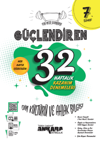 7. Sınıf Güçlendiren 32 Haftalık Din Kültürü ve Ahlak Bilgisi Kazanım 