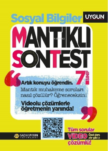 7.Sınıf Mantıklı Son Test Sosyal Bilgiler