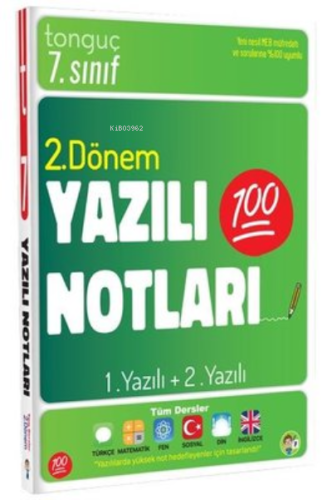 7. Sınıf Yazılı Notları 2. Dönem 1 ve 2. Yazılı