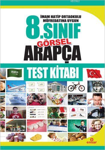 8. Sınıf Görsel Arapça Test Kitabı; İmam Hatip Ortaokulları Müfredatın