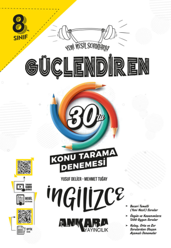 8.⁠ ⁠Sınıf Güçlendiren İngilizce 30'lu Konu Tarama Denemesi