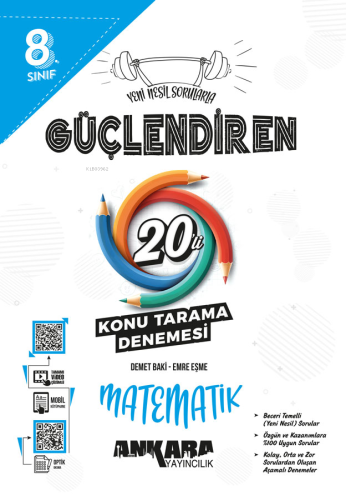 8.⁠ ⁠Sınıf Güçlendiren Matematik 20'li Konu Tarama Denemesi