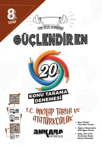 8.⁠ ⁠Sınıf Güçlendiren T.C. İnkılap Tarihi ve Atatürkçülük 20'li Konu 