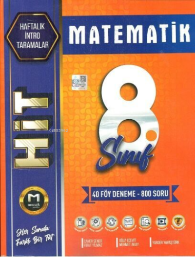 8.Sınıf Mozaik Hit 40 Lı Deneme Matematik - 2023