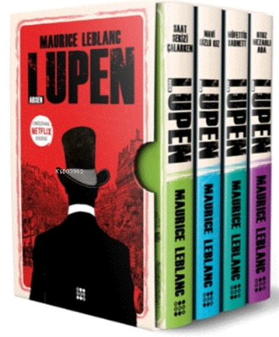 Arsen Lüpen-kutulu Siyah Set (4 Kitap Takım)