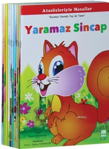 Atasözleriyle Masallar Seti (Düz Yazılı); 10 Kitap Takım