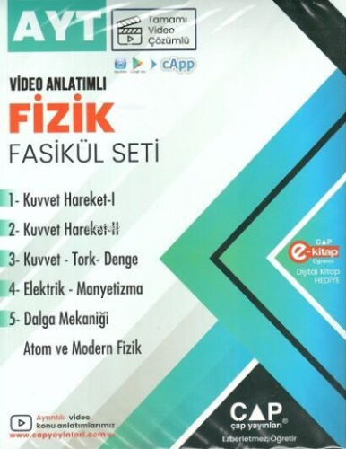 Çap Yayınları AYT Fizik Seti