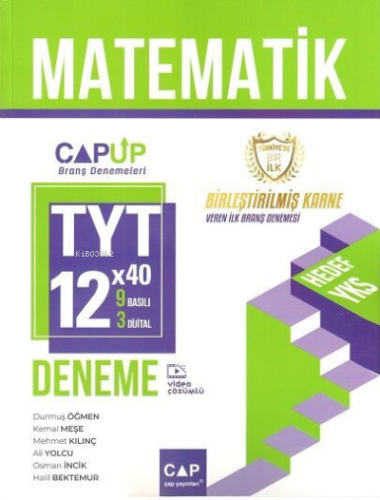 Çap Yayınları TYT Matematik 9 x 3 Up Deneme