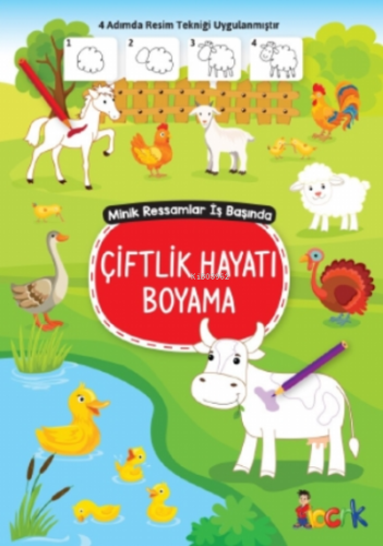 Çiftlik Hayatı Boyama;Minik Ressam İş Başında