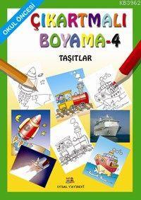 Çıkartmalı Boyama -Taşıtlar