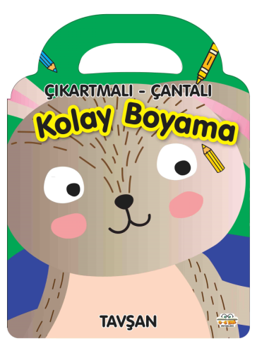 Çıkartmalı Çantalı Kolay Boyama - Tavşan