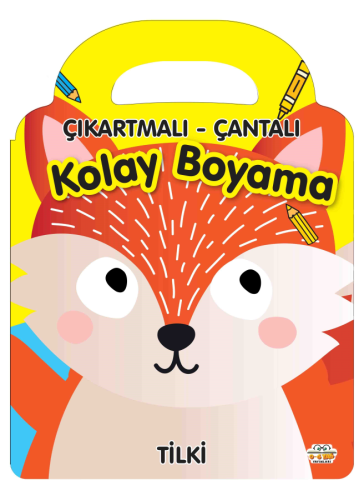 Çıkartmalı Çantalı Kolay Boyama - Tilki