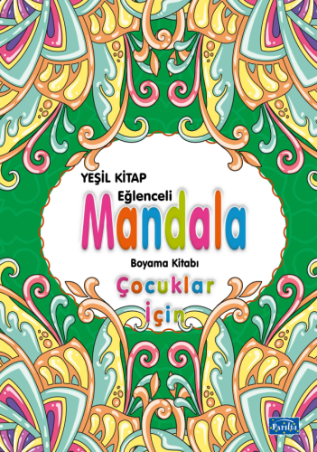 Çocuklar İçin Mandala - Yeşil