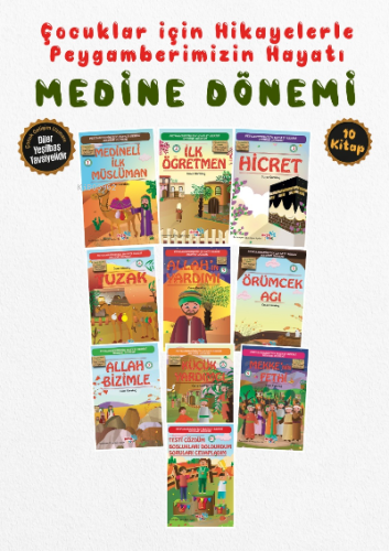 Çocuklar İçin Medine Dönemi Seti (10 Kitap Takım)