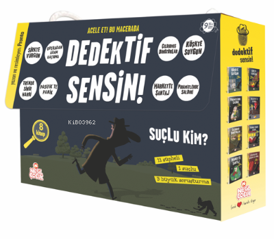 Dedektif Sensin ;(İki Set Bir Arada 8 Kitap)