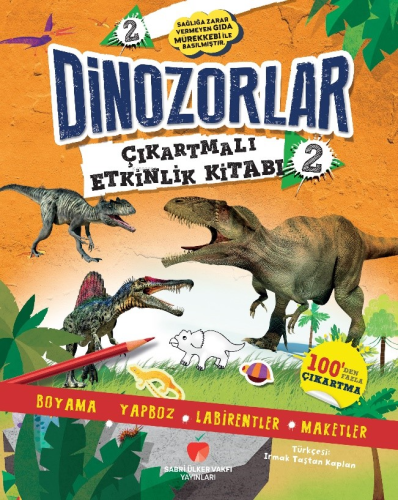 Dinozorlar Çıkartmalı Etkinlik Kitabı 2