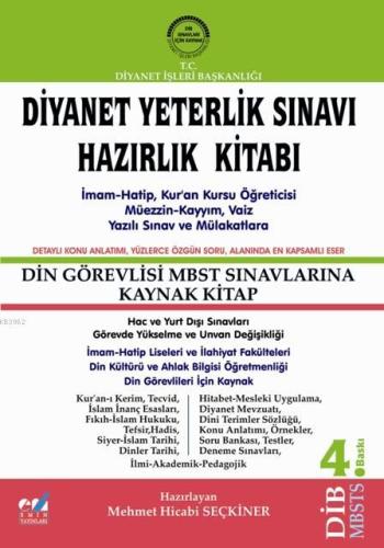 Diyanet Yeterlik Sınavı Hazırlık Kitabı MBSTS