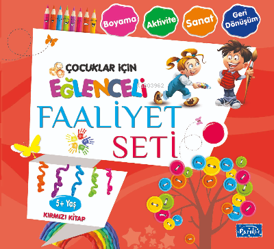 Eğlenceli Faaliyet Seti Kırmızı Kitap – 5 Yaş Üzeri