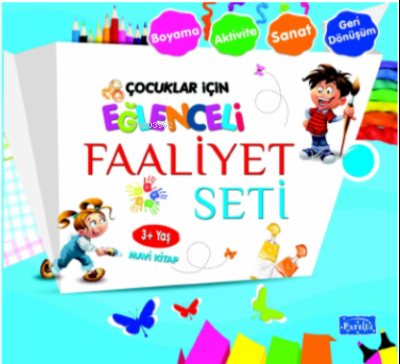 Eğlenceli Faaliyet Seti Mavi Kitap– 3 Yaş Üzeri