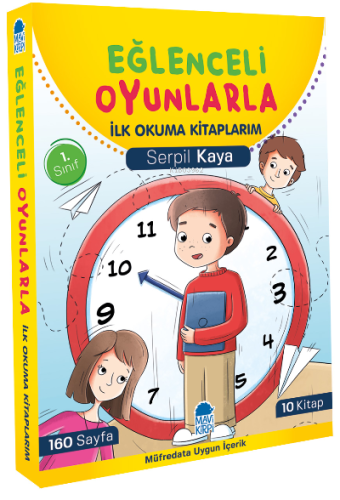 Eğlenceli Oyunlarla İlk Okuma Kitaplarım Set (10 Kitap)