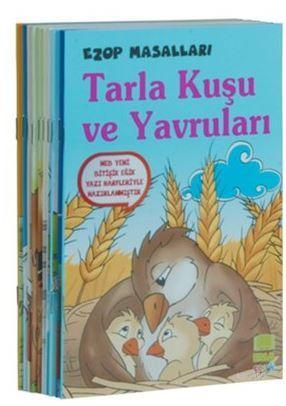 Ezop Masalları Seti (10 Kitap Takım - Küçük Boy); 1. ve 2. Sınıflar İç