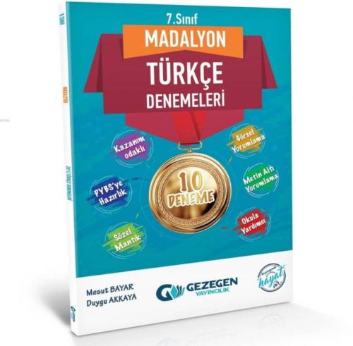 Gezegen Yayınları 7. Sınıf Türkçe Madalyon Denemeleri Gezegen