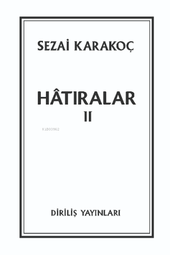 Hatıralar 2