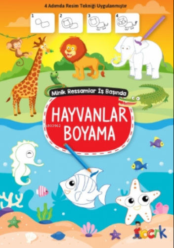 Hayvalar Boyama;Minik Ressam İş Başında