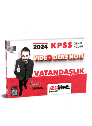 HocaWebde Yayınları 2024 KPSS Genel Kültür Vatandaşlık Video Ders Notu