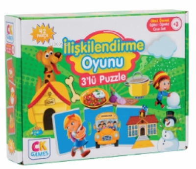 İlişkilendirme Oyunu Okul Öncesi Oyun Seti +3 Yaş;Eğitici Öğretici 42 